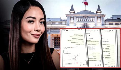 ¡Escándalo sacude al Congreso! Los chats de Andrea Vidal revelan