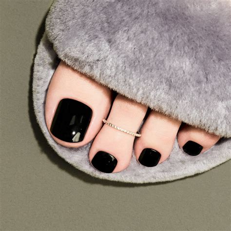 Black Toe Nails Paint Design Talk