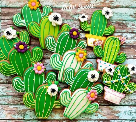 Do You Love Cacti Sugar Cookies Decorated Mexican Cookies