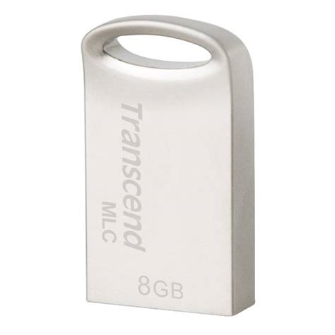 Флаш памет transcend 8gb jetflash 720, silver plating, mlc nand flash ...