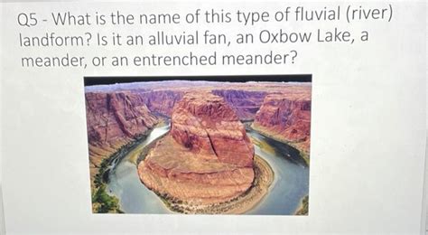 Solved Q1 - What is the name of type fluvial (river) system | Chegg.com