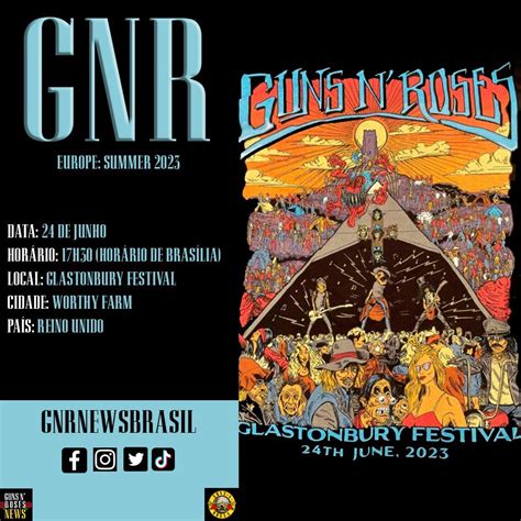 Guns N Roses News on Twitter Hoje é dia de show Guns N Roses se