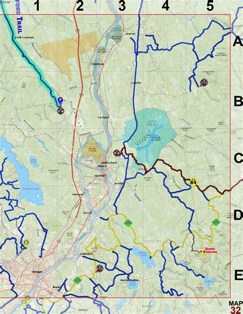 2023 2024 Maine Snowmobile Trail Map Atlas Untamed Mainer