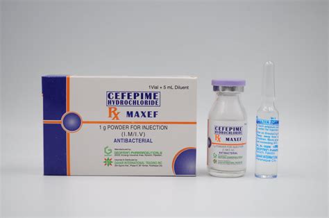 cefepime hydrochloride maxef   sahar pharma
