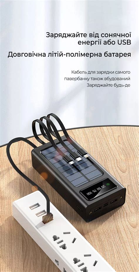 Купить Power Bank BIG 30000 mAh портативное зарядное устройство с ...