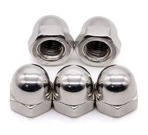 Hexagonal Mm Stainless Steel Dome Nut Thickness Mm At Rs Piece