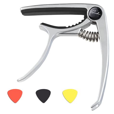 Guitar Capo, Silver Guitar Capo For Acoustic Guitar, Electric Guitar
