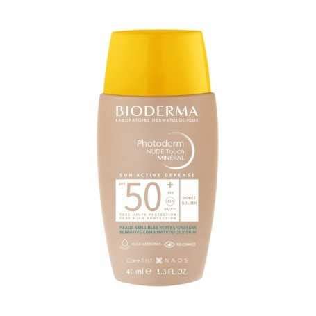 Comprar Bioderma Photoderm Nude SPF50 Color Dorado Okfarma Es