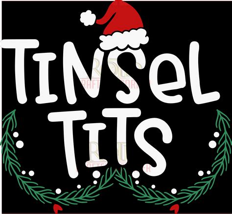 DTF Screen Print Image - Tinsel Titts – ROTD Crafter's Corner