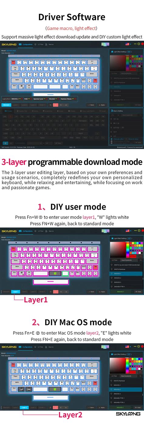 SK Gateron Optical Red Hot Swappable Switch Dye Sub PBT Keycaps Bluetooth Mechanical Keyboard