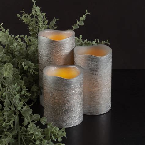 House Of Hampton Piece Unscented Flameless Candle Set Pillar