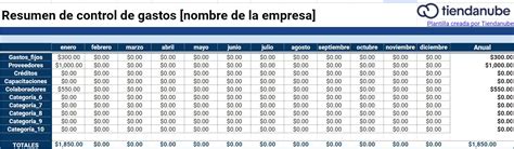 Control De Gastos En Excel Para Pymes