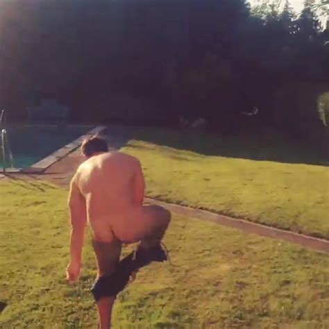 Guy Strips Naked In Pool ThisVid