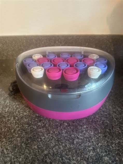 Remington Hair Rollers KF Velvet Flocked Wax Core Hot Curlers Curling EBay