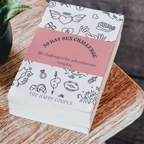 Sex Challenge Sexy Date Night Game Sexy Gift For Him Her Bachelorette Party Gift Romantic