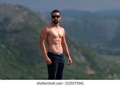 Sexy Man Naked Torso Brutal Angry Stock Photo Shutterstock