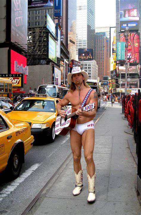 Naked Cowboy In Times Square Editorial Stock Image Image Of Editorial