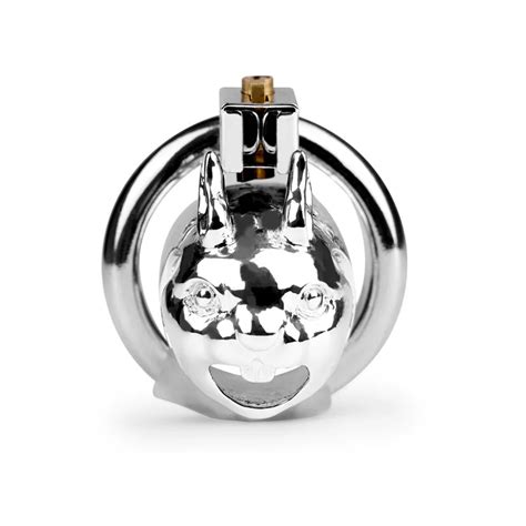 Rabbit Shaped Bird Cage Male Cock Cage Sex Toys Male Bdsm Chastity Lock Chastity Device For Men