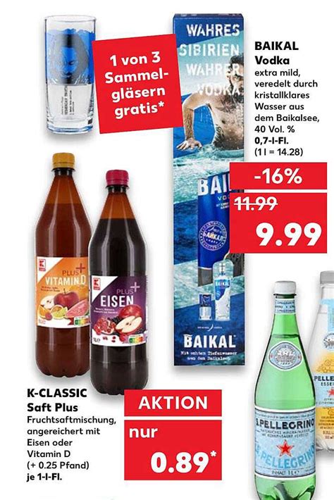 Baikal Vodka Oder K Classic Saft Plus Angebot Bei Kaufland Prospekte De