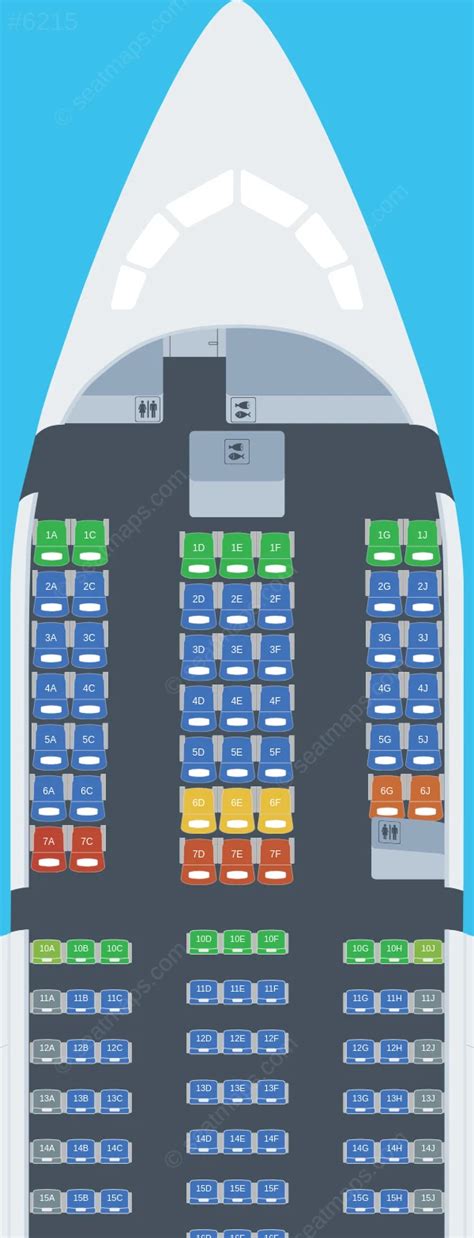 Seat Map Of Tui Airways Boeing 787 8 Aircraft