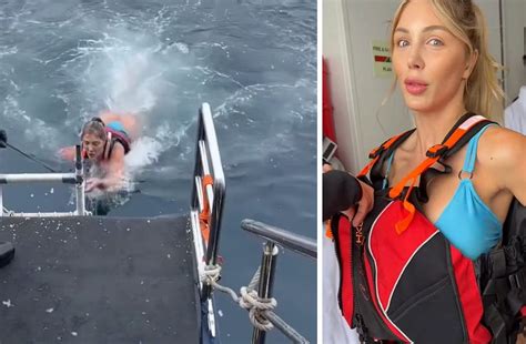 Romina Malaspina se tiró en bikini al agua helada en la Antártida Contexto Tucuman