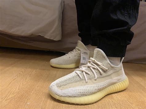 “Natural” on foot look : r/yeezys