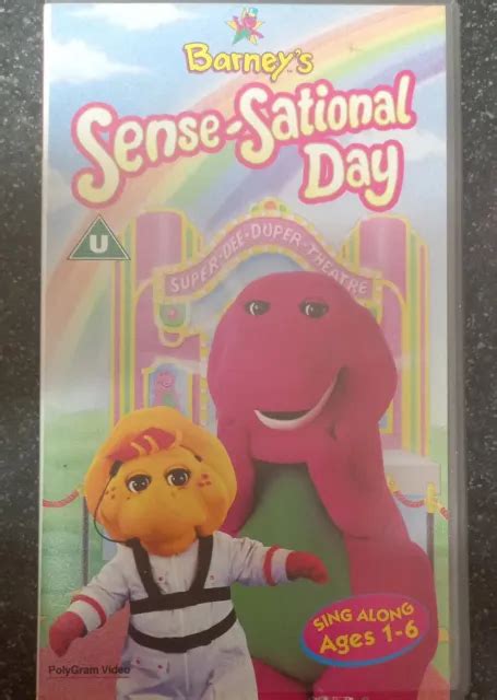 Barney The Dinosaur Vhs Video Barneys Sense Sensational Day The Best