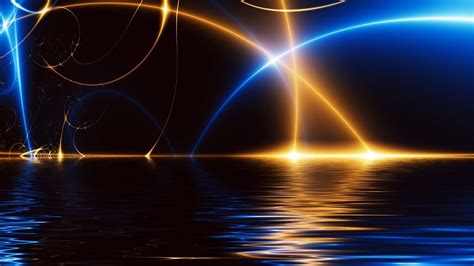 luminous waves hd wallpaper