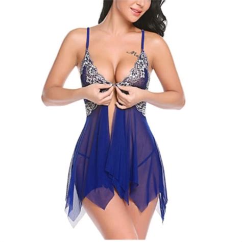 Boutique Underwear Socks Women Lace Lingerie Front Closure Babydoll V Neck Poshmark