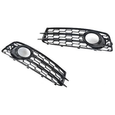 Pcs Mesh Style Front Bumper Fog Light Cover Vent Grille Grill