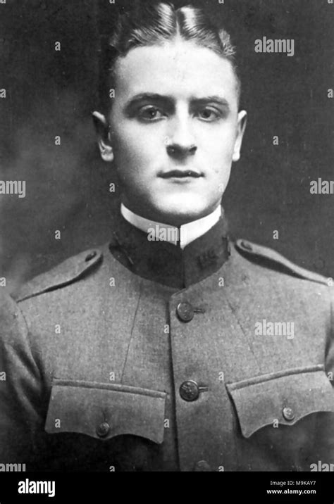 F. SCOTT FITZGERALD (1896-1940) American writer while in the US Army ...