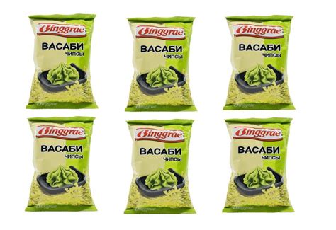 Чипсы Binggrae Васаби (6 шт. по 40 г), Россия - купить с доставкой по ...