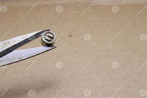 Condenser Mic Or Microphone Back Side View Stock Photo Image Of