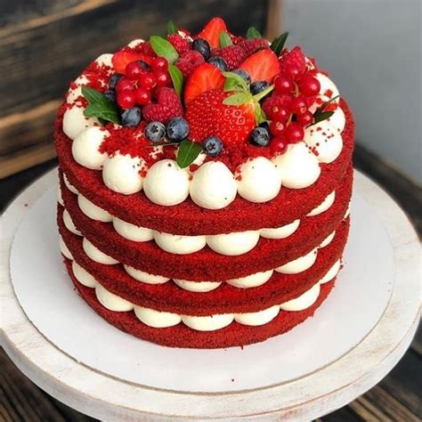 Red Velvet Naked Cake Artofit