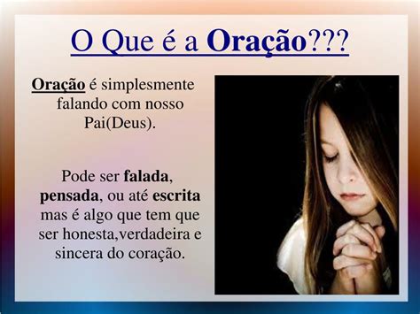 O'que é Uma Oração Português