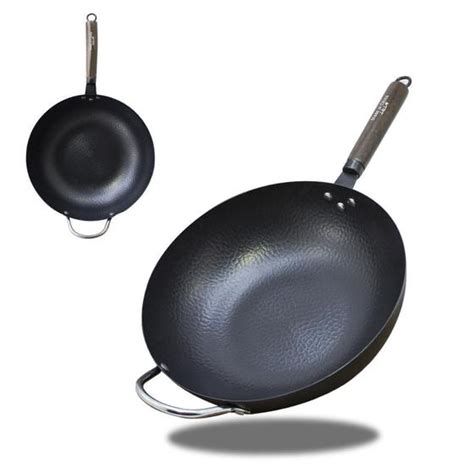 Panela Tacho Wok Frigideira Antiaderente Cabo Em Madeira - Fessle ...