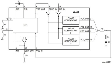 A tiny useful discovery about the 4046 phase locked loop chip ...