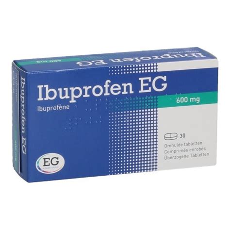 IBUPROFEN EG 600 MG FILMOMH TABL 30 X 600 MG Apotheek Puttemans