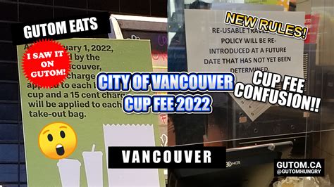 Vancouver Cup Fee 2022 Disposable Cup Confusion City Of Vancouver