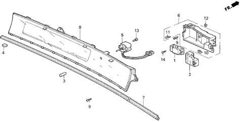 90667 SS0 003 Genuine Honda Clip