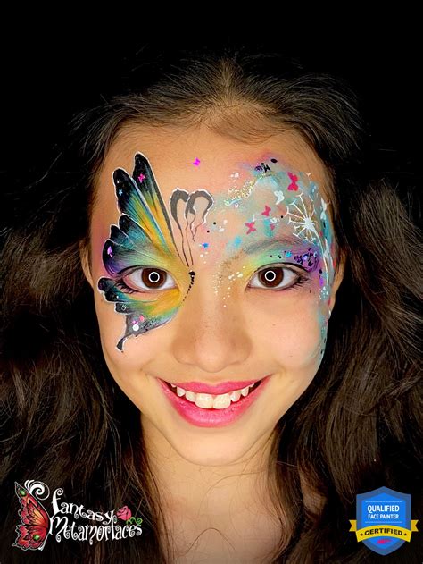 butterfly easy face paint 3