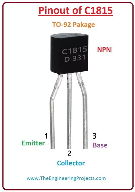 C1815 Transistor Pinout, Equivalent, Uses, Features, 41% OFF