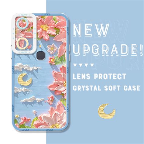 เคสสำหรบ Infinix Hot Play S NFC i Pro ตนฉบบภาพสนำมนกนกระแทกลายดอกไมเคส