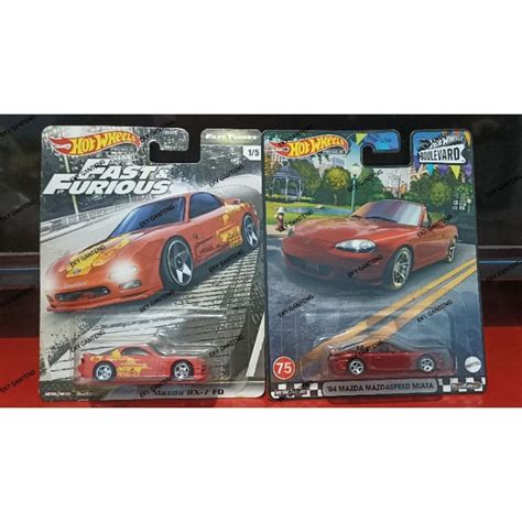Jual Hot Wheels Paket Mazda Rx Premium Shopee Indonesia