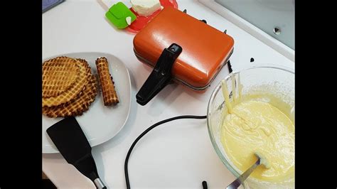 Вафельные трубочки в советской вафельнице! - YouTube