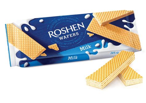 Wafle Roshen Wafers Milk Mleczne 144g Ukraina 10889937228 Oficjalne