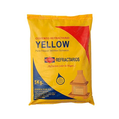 Cemento Refractario Yellow Bolsa Kg Grupo Tasayco