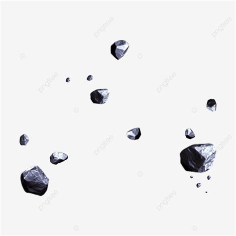 Floating Rocks Transparent Transparent Rocks Rocks Particles