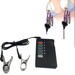Buy Sex Toys Electric Shock Nipple Clamps BDSM