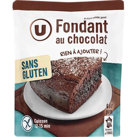 Fondant Chocolat Sans Gluten U 500 G La Belle Vie Courses En